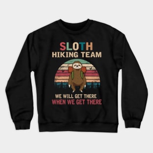 SLOTH HIKING TEAM Crewneck Sweatshirt